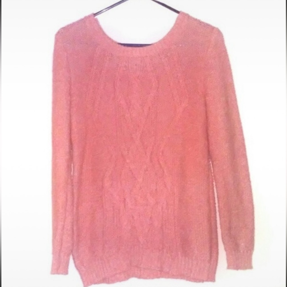 American Rag Salmon Pink Sweater Size 4/S